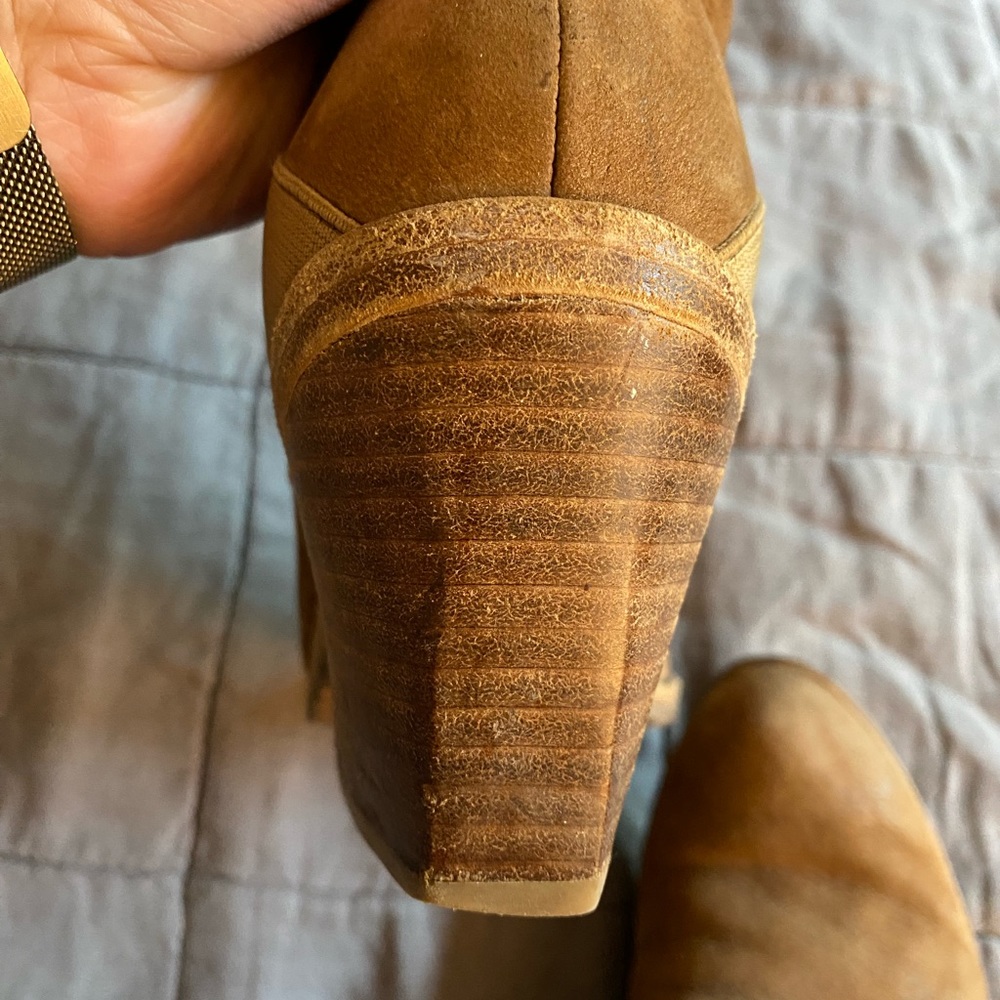 Eileen Fisher Even Nubuck Ankle Boots - Picture 9 of 9